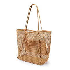 Ocevara Women's Swimming Beach Bag Portable One Shoulder Storage Bag Crossbody Bag Versatile Mesh Bag - image 9