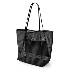 Ocevara Women's Swimming Beach Bag Portable One Shoulder Storage Bag Crossbody Bag Versatile Mesh Bag - image 6