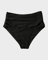 Ocevara Ocevara - Textured Knot-Front High-Waisted Bikini Set - image 29