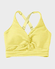 Ocevara Ocevara - Textured Knot-Front High-Waisted Bikini Set - image 30