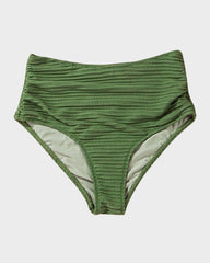 Ocevara Ocevara - Textured Knot-Front High-Waisted Bikini Set - image 34