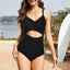 Ocevara - Women's One Piece Swimsuits Tummy Control Cutout High Waisted Bathing Suit Wrap Tie Back