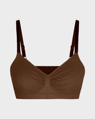Ocevara Ocevara Women's Full Coverage Non-Padded Wireless Sculpt Bra - image 8