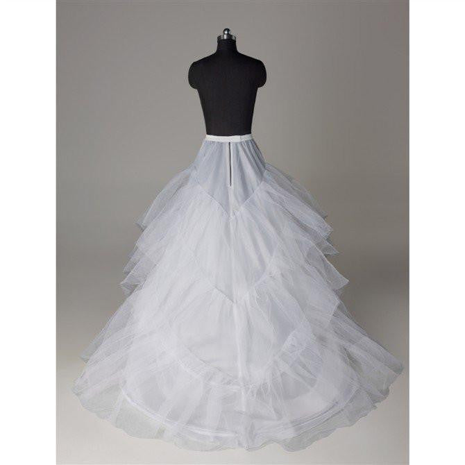 Tulle Wedding Petticoats Accessories White Floor Length OKP4