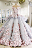 Pretty Backless Quinceanera Dress,Ball Gowns Long Wedding/Prom Gown OK258