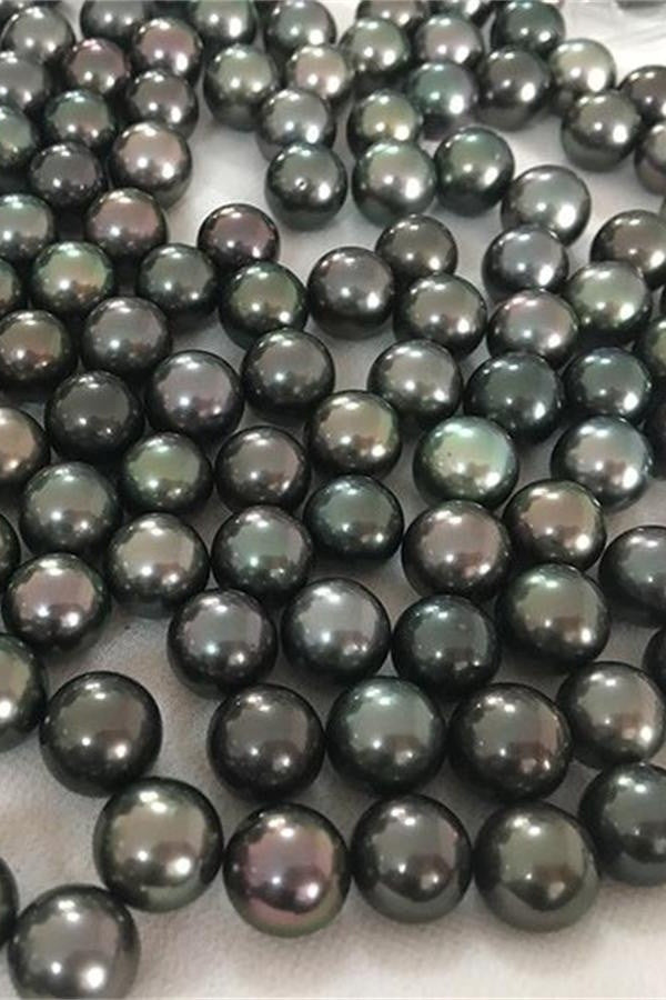 AAA 11-12mm Tahitian Black Color Loose Pearl P45
