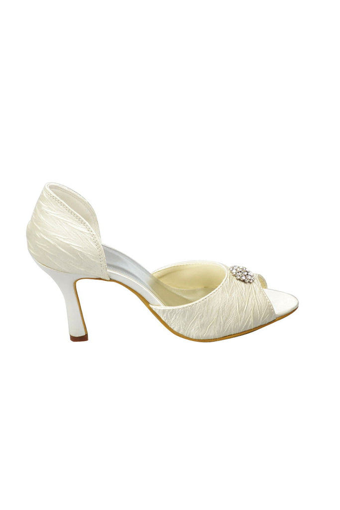 High Heel Handmade Wedding Shoes Women Shoes With Beading S28