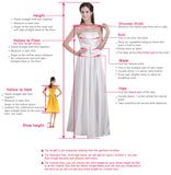 Rose Gold Long Elegant Pretty White Chiffon Charming Bridesmaid Dress K110