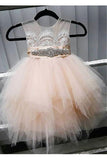 Cute Flower Girl Dress,Tulle Flower Girl Dresses,Flower Girl Dresses With Lace