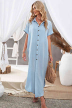 Ocevara - White Solid Color Long Sun-proof Cardigan Cover Up