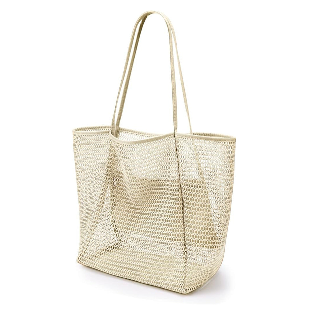 Ocevara Women's Swimming Beach Bag Portable One Shoulder Storage Bag Crossbody Bag Versatile Mesh Bag - image 8