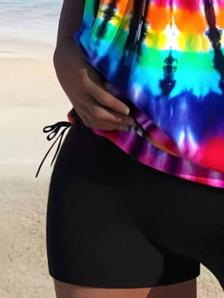 Printed Two-Piece Swimwear Set