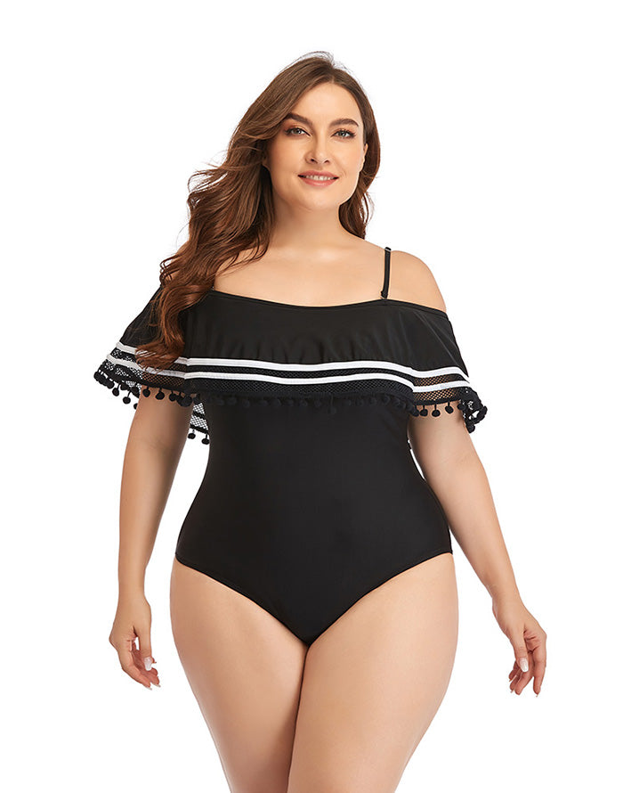 Ruffled Plus Size One-Piece Swimsuit Main image
