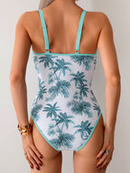 Ocevara - One Piece Swimsuit for Women Tummy Control Slimming Bathing Suit Push Up Ruched Swim Suit