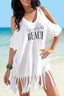 Ocevara - Tassel Letters Print Cover Up
