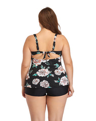 Ocevara Printed Camisole Plus Size Tankini Swimsuit - image 2