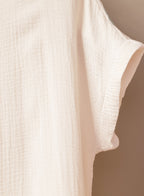 Ocevara - White Solid Color Long Sun-proof Cardigan Cover Up