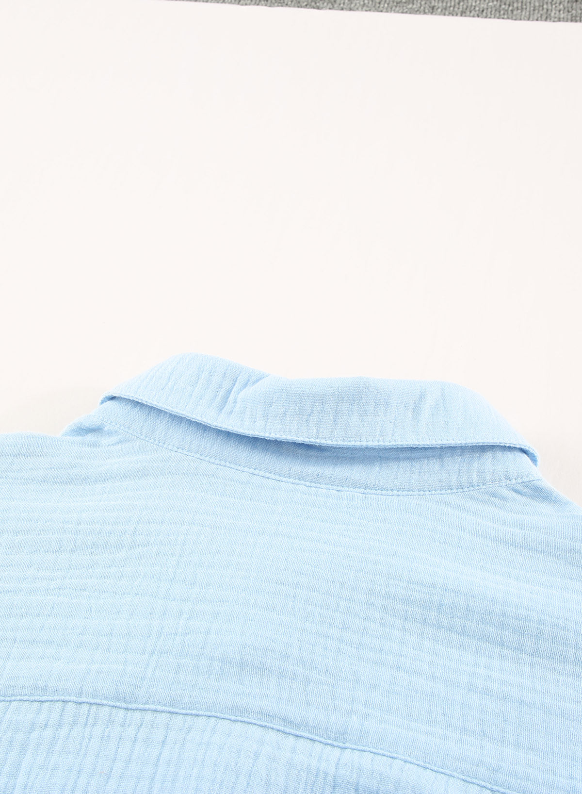 Ocevara - White Solid Color Long Sun-proof Cardigan Cover Up