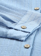 Ocevara - Black Solid Color Tie Sun-proof Belt Sexy V Neck Cover Up