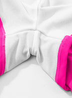 Ocevara - Pink Solid Color Simple Versatile High Waist Swim Short