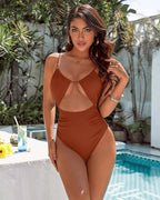 Ocevara - Womens One Piece Swimsuits Cut Out Bathing Suit