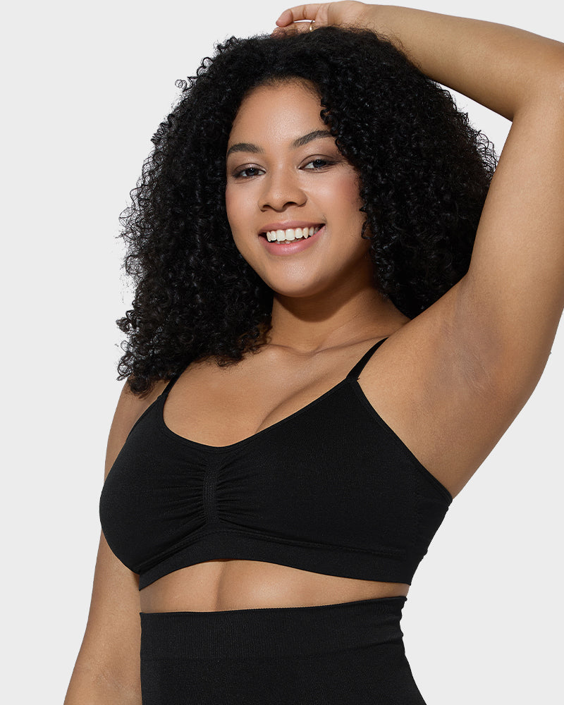 Ocevara Ocevara Women's Full Coverage Non-Padded Wireless Sculpt Bra - image 10