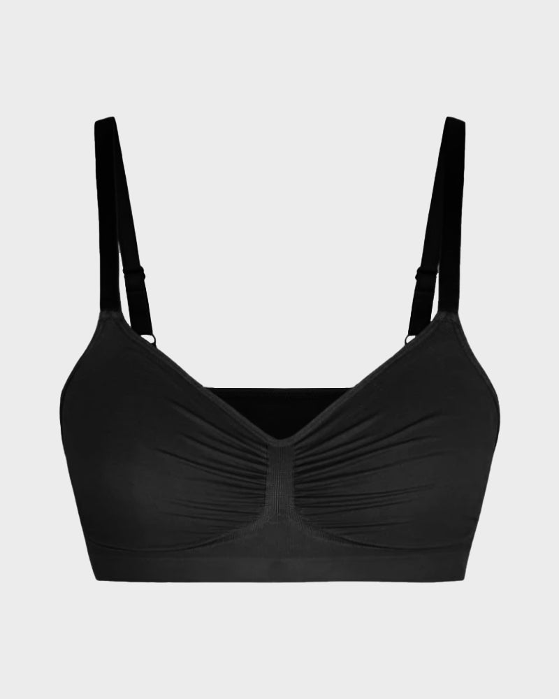 Ocevara Women's Full Coverage Non-Padded Wireless Sculpt Bra