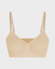Ocevara Ocevara Women's Full Coverage Non-Padded Wireless Sculpt Bra - image 4