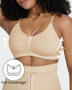 Ocevara Women's Full Coverage Non-Padded Wireless Sculpt Bra