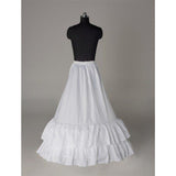 Fashion A Line Wedding Petticoats Accessories White Floor Length OKP7