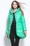 New Arrival Beautiful Women's Clothes Cute Long Style Thickening Women Model Down Jacket D9