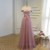 Cheap Pink Long Party Evening Dresses new Lace Up Women Formal Prom Gown OK140