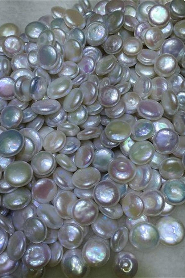 AA 15-16mm button Shape Freshwater Loose Pearl P37