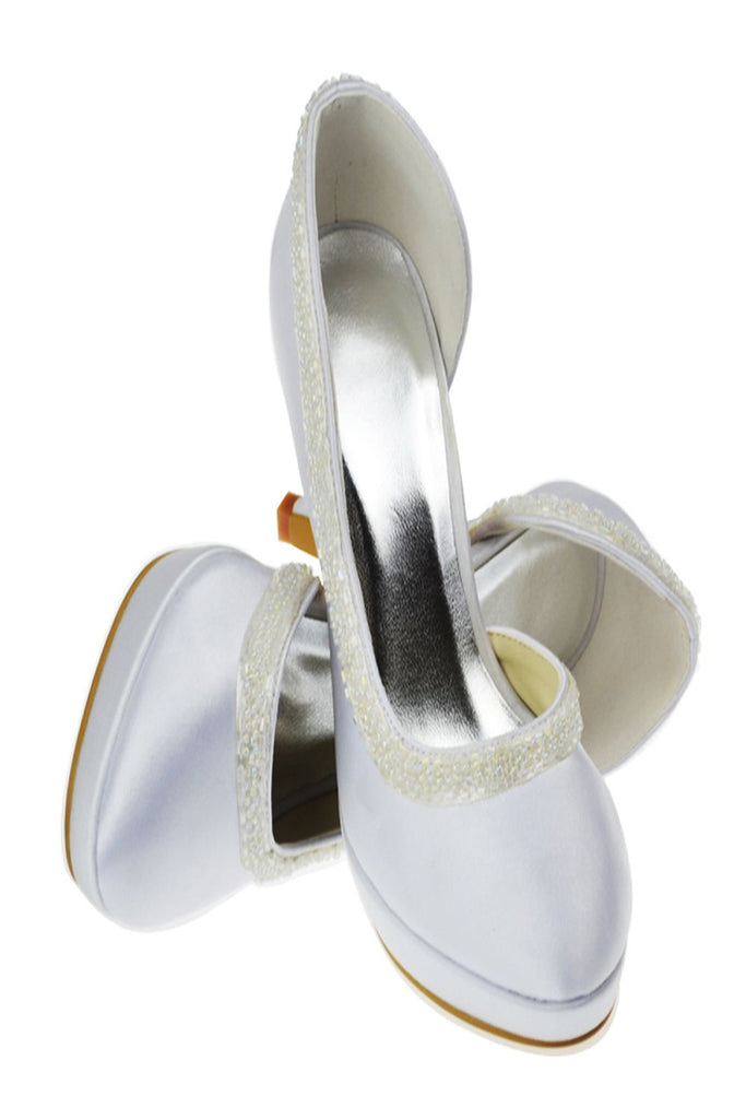 Handmade High Heel Cheap Wedding Prom Shoes S2