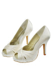 Handmade High Heel Peep Toe Simple Women Shoes S5