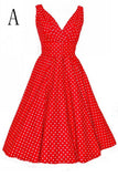 V-neck Handmade Free Shipping Short Vintage Dress For Teens V10