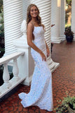 Shiny Mermaid Sequined Long Prom Dress Evening Party Dress OK1308