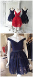 new New Arrival Princess V-neck Lace Short Homecoming Dress,Prom Dress OK358