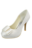 Simple High Heel Comfortable Close Toe Wedding Shoes S102