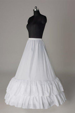 Fashion A Line Wedding Petticoats Accessories White Floor Length OKP7
